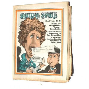 Vtg March 16, 1972 Rolling Stones No. 104 Magazine Newspaper - Bob Dylan R. Rex